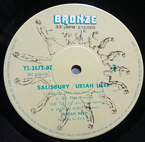 Uriah Heep - Salisbury (Vinyl, LP, Album, Reissue) Very Good (VG) / Very Good (VG)