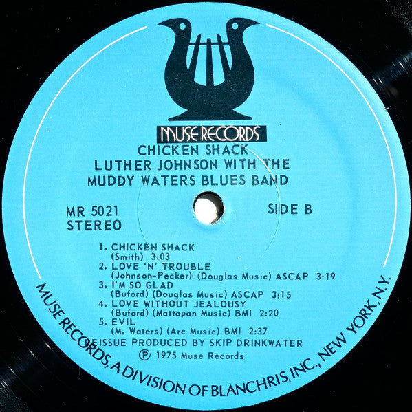 Luther Johnson - Chicken Shack (Vinyl, LP, Album, Compilation, Stereo) Very Good Plus (VG+) / Fair (F)