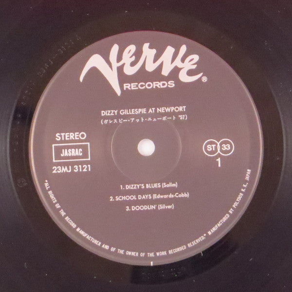 Dizzy Gillespie - At Newport (Vinyl, LP, Album, Stereo)