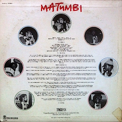 Matumbi - The Best Of Matumbi (Vinyl, LP, Compilation) Very Good (VG) / Good Plus (G+)
