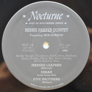 Herbie Harper Quintet - Herbie Harper Quintet (Vinyl, LP, Album, Reissue, Mono) Very Good Plus (VG+) / Very Good Plus (VG+)