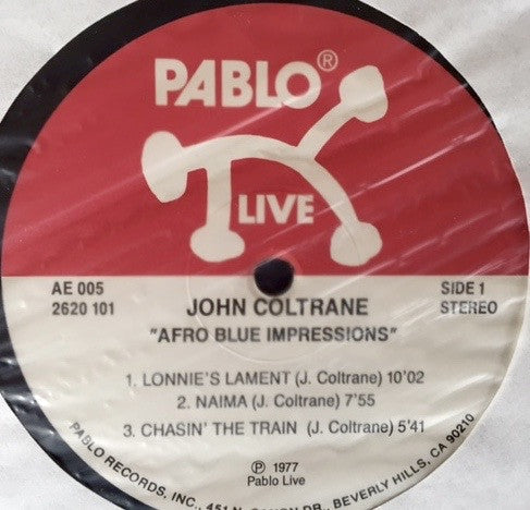 John Coltrane - Afro Blue Impressions (2xVinyl, LP, Album, Limited Edition, Stereo) Near Mint (NM or M-) / Very Good Plus (VG+)
