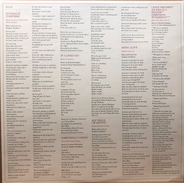 Barbra Streisand - The Broadway Album (Vinyl, LP, Album)