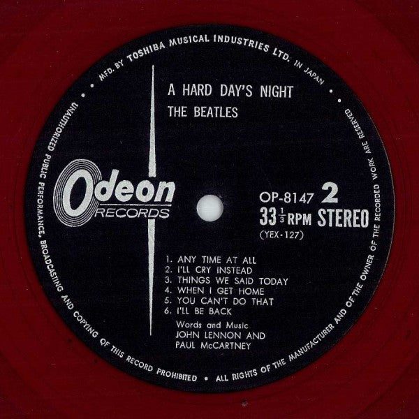 The Beatles - A Hard Day's Night (Vinyl, LP, Album, Reissue, Stereo)