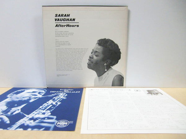 Sarah Vaughan - After Hours (Vinyl, LP, Album, Limited Edition, Reissue, Mono) Very Good Plus (VG+) / Very Good Plus (VG+)