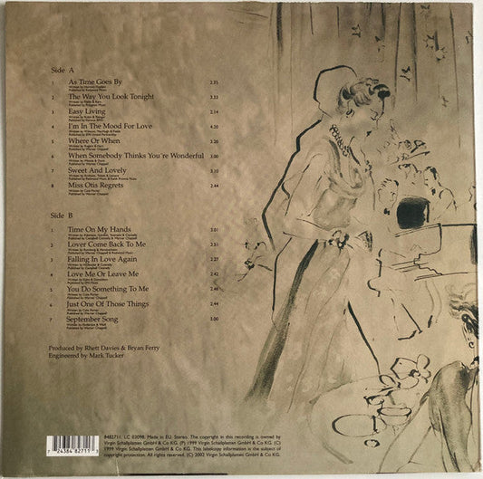 Bryan Ferry - As Time Goes By (Vinyl, LP, Album, Reissue) Very Good (VG) / Very Good Plus (VG+)