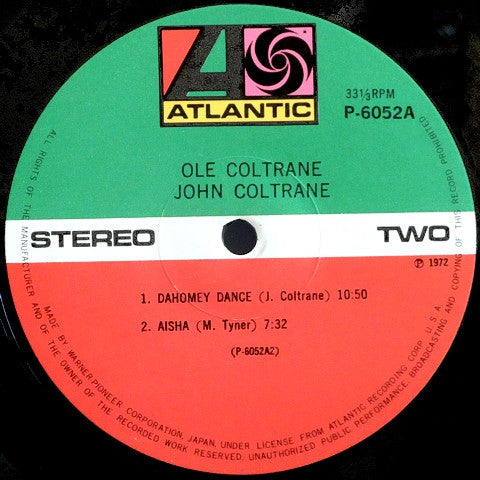 John Coltrane - Olé Coltrane (Vinyl, LP, Album, Reissue, Stereo)
