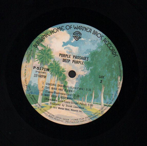 Deep Purple - Purple Passages = 紫の軌跡 (Vinyl, LP, Compilation, Stereo)