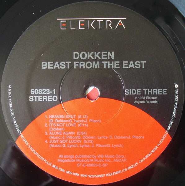 Dokken - Beast From The East (2xVinyl, LP, Album) Near Mint (NM or M-) / Very Good (VG)