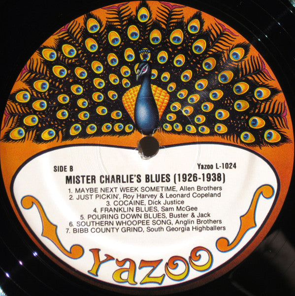Various - Mister Charlie's Blues (1926-1938) (Vinyl, LP, Compilation, Reissue) Very Good Plus (VG+) / Very Good Plus (VG+)