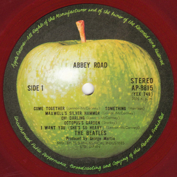 The Beatles - Abbey Road (Vinyl, LP, Album, Stereo) Good Plus (G+) / Very Good (VG)