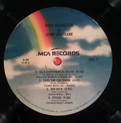 Duke Ellington - Duke Ellington & John Coltrane (Vinyl, LP, Album, Reissue) Near Mint (NM or M-) / Very Good Plus (VG+)