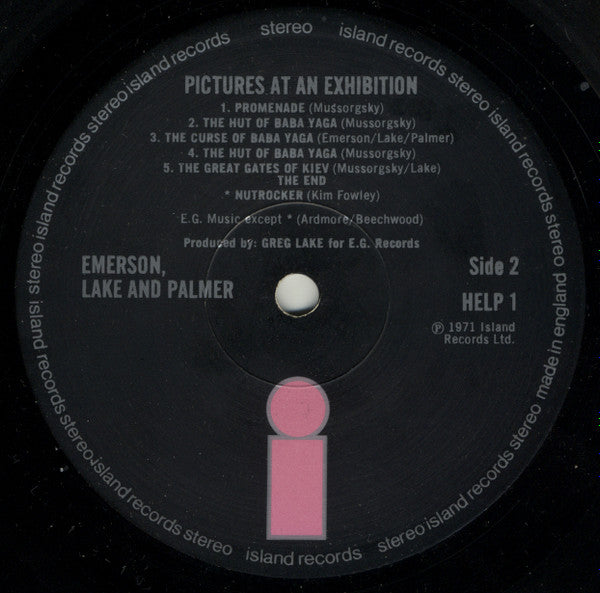 Emerson, Lake & Palmer - Pictures At An Exhibition (Vinyl, LP, Album, Stereo) Good Plus (G+) / Good Plus (G+)