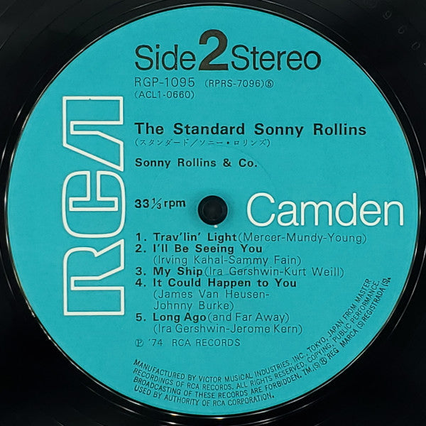 Sonny Rollins & Co. - The Standard Sonny Rollins (Vinyl, LP, Album,...