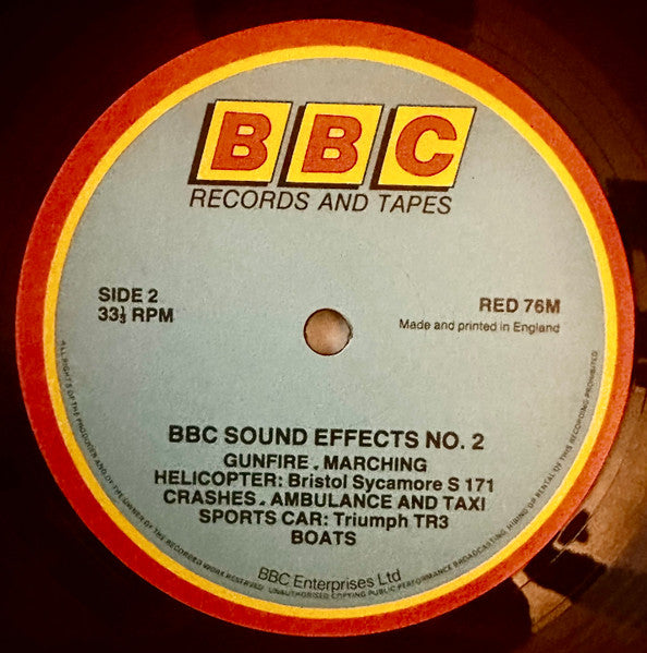 No Artist - Sound Effects No. 2 (Vinyl, LP, Reissue, Mono) Very Good (VG) / Very Good (VG)