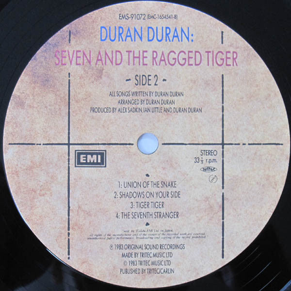 Duran Duran - Seven And The Ragged Tiger (Vinyl, LP, Album)