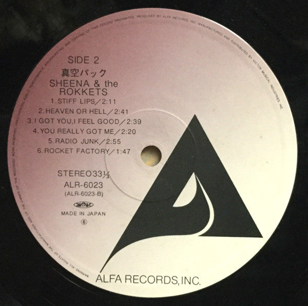 Sheena & The Rokkets - Vacuum Packed (Vinyl, LP, Album, Reissue) Very Good Plus (VG+) / Very Good Plus (VG+)