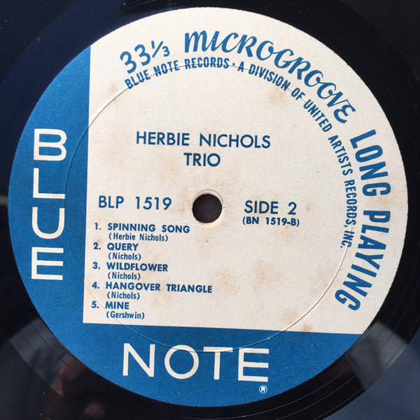Herbie Nichols Trio - Herbie Nichols Trio (Vinyl, LP, Album, Reissue, Mono) Very Good Plus (VG+) / Good Plus (G+)