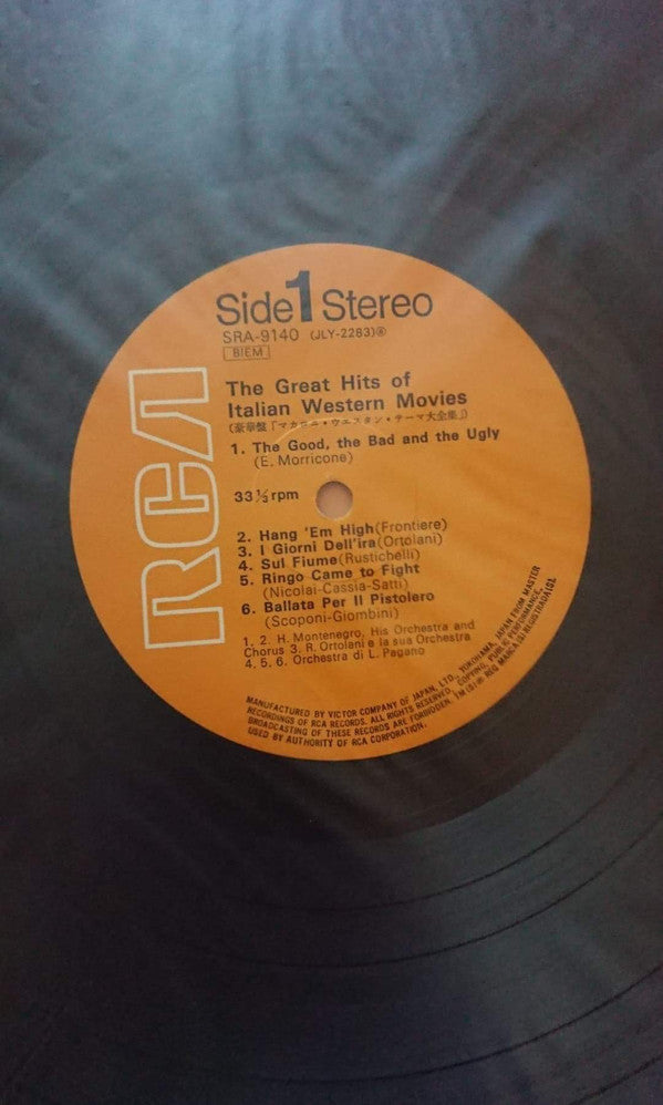 Various - The Great Hits Of Italian Western Movies (Vinyl, LP, Comp...