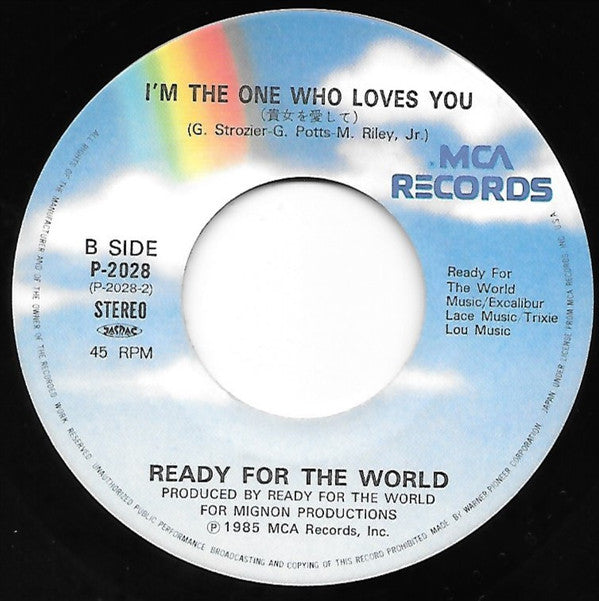 Ready For The World - Oh Sheila (Oh, シーラ) (Vinyl, 7", 45 RPM, Single) Very Good (VG) / Very Good Plus (VG+)