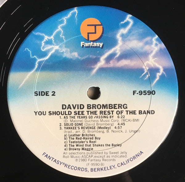 David Bromberg Band - You Should See The Rest Of The Band (Vinyl, LP, Album) Good Plus (G+) / Good Plus (G+)