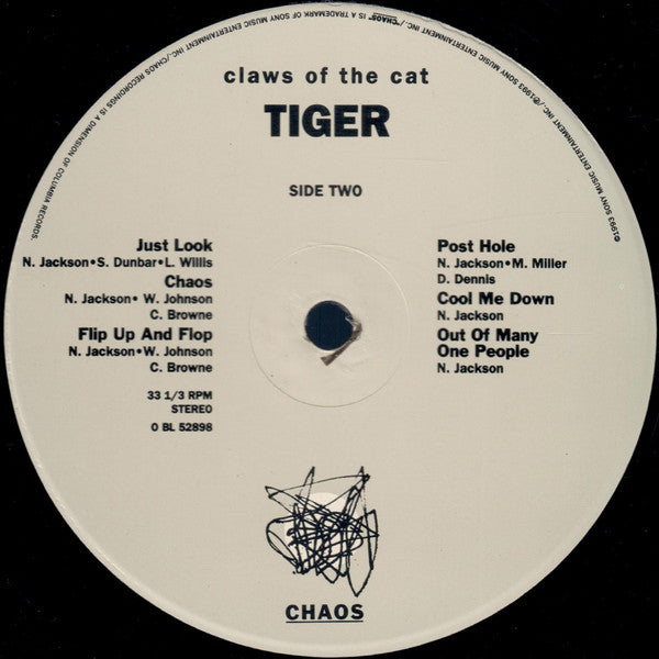 Tiger - Claws Of The Cat (Vinyl, LP, Album) Very Good Plus (VG+) / Very Good Plus (VG+)