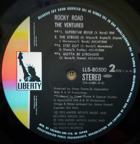 The Ventures - Rocky Road (Vinyl, LP, Album) Very Good (VG) / Very Good (VG)