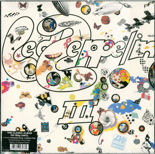 Led Zeppelin - Led Zeppelin III (Vinyl, LP, Album, Reissue, Remastered, Stereo) Mint (M) / Mint (M)