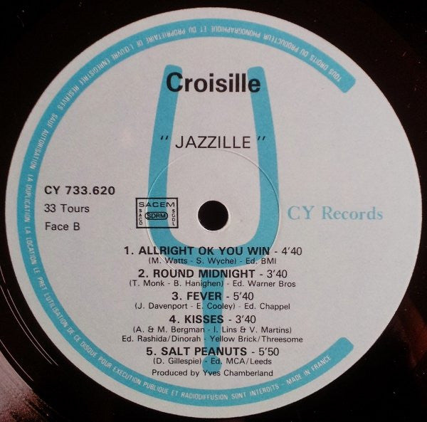 Nicole Croisille - Jazzille (Vinyl, LP, Album) Very Good (VG) / Very Good Plus (VG+)