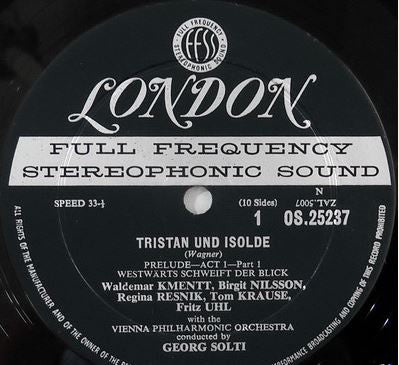 Richard Wagner - Tristan Und Isolde (6xVinyl, Box Set, LP, Stereo) Very Good (VG) / Very Good Plus (VG+)