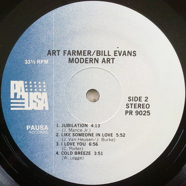 Art Farmer - Modern Art (Vinyl, LP, Album, Reissue) Very Good Plus (VG+) / Very Good Plus (VG+)