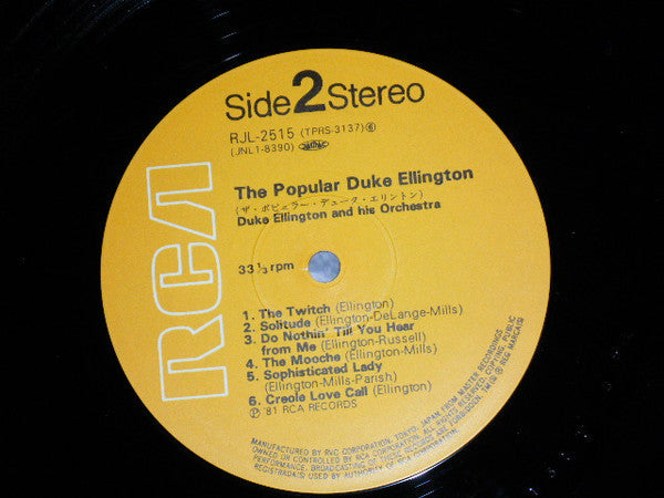Duke Ellington And His Orchestra - The Popular Duke Ellington (Viny...