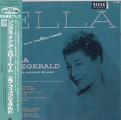 Ella Fitzgerald - Ella - Songs In A Mellow Mood (Vinyl, LP, Album, Reissue, Mono) Very Good Plus (VG+) / Very Good Plus (VG+)