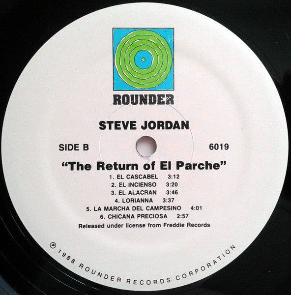 Esteban Jordan - The Return Of El Parche (Vinyl, LP, Compilation) Very Good (VG) / Good Plus (G+)