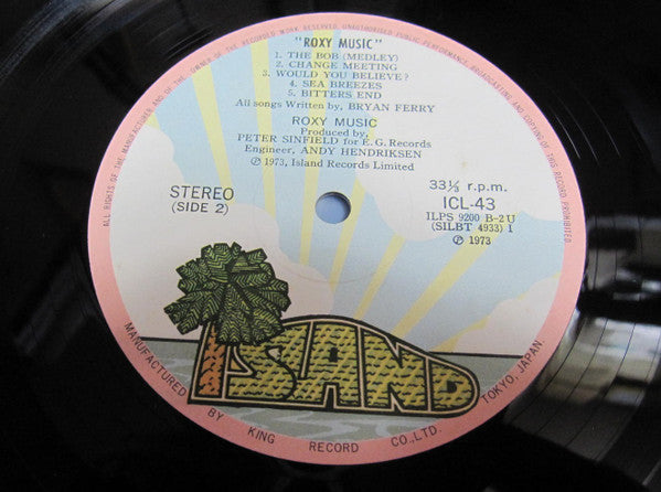 Roxy Music - Roxy Music (Vinyl, LP, Album, Stereo) Very Good Plus (VG+) / Very Good Plus (VG+)
