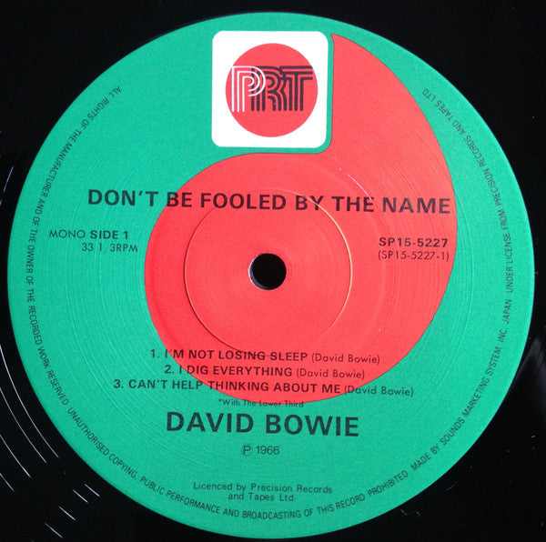 David Bowie - Don't Be Fooled By The Name (Vinyl, 12", 33 ⅓ RPM, Compilation, Mono) Very Good Plus (VG+) / Very Good Plus (VG+)