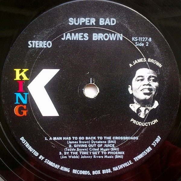 James Brown - Super Bad (Vinyl, LP, Album, Stereo) Good Plus (G+) / Good Plus (G+)