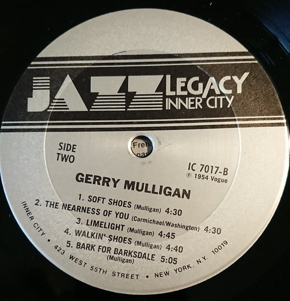 Gerry Mulligan - Gerry Mulligan (Vinyl, LP, Compilation) Good Plus (G+) / Good Plus (G+)