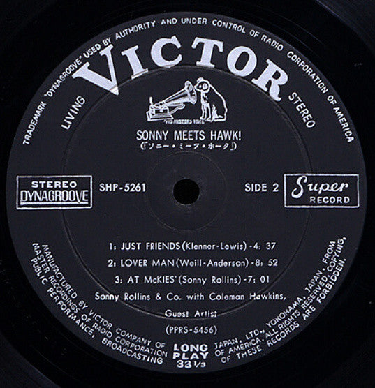 Sonny Rollins - Sonny Meets Hawk! (Vinyl, LP, Album, Stereo) Very Good Plus (VG+) / Very Good (VG)