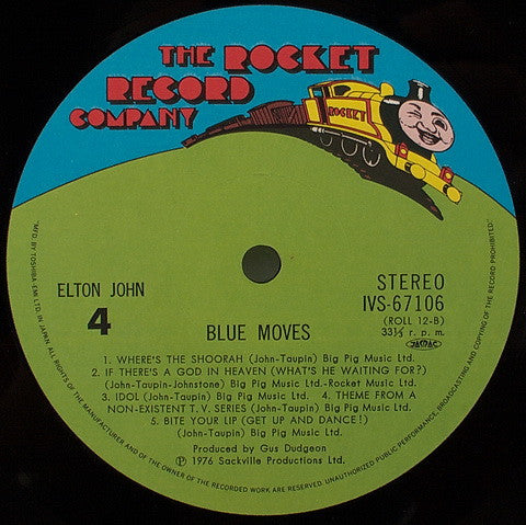 Elton John - Blue Moves (2xVinyl, LP, Album) Very Good (VG) / Good Plus (G+)