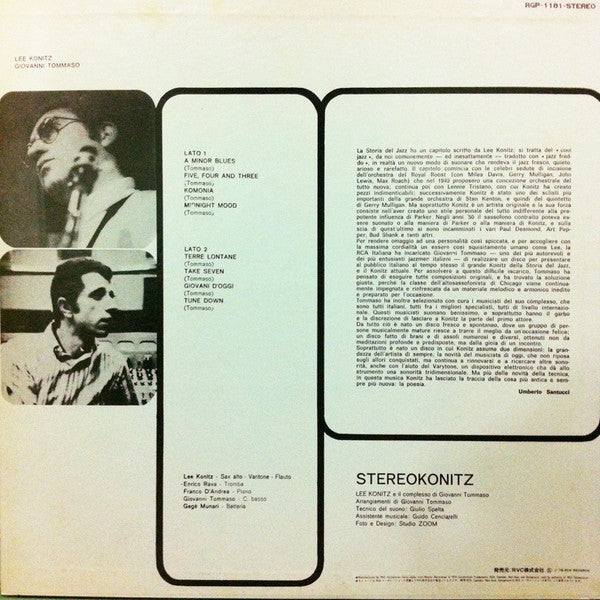 Lee Konitz - Stereokonitz (Vinyl, LP, Album, Reissue, Stereo)
