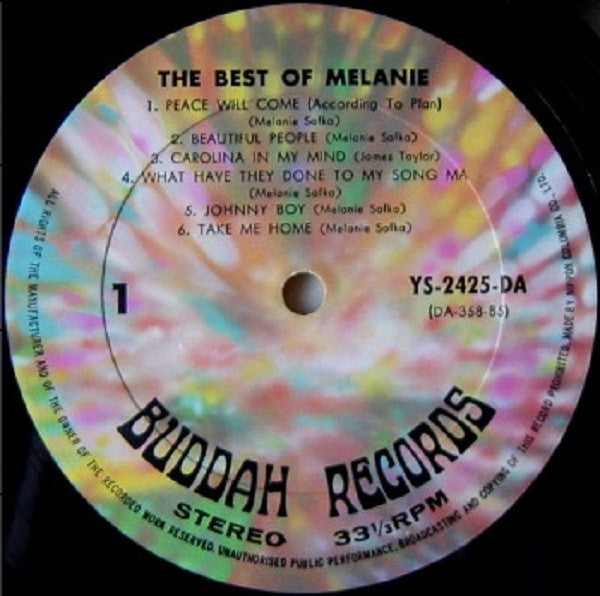 Melanie (2) - The Best Of Melanie (Vinyl, LP, Compilation) Good Plus (G+) / Very Good (VG)