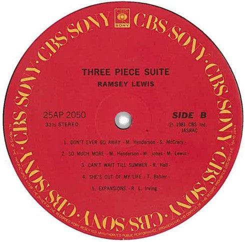 Ramsey Lewis - Three Piece Suite (Vinyl, LP, Album)