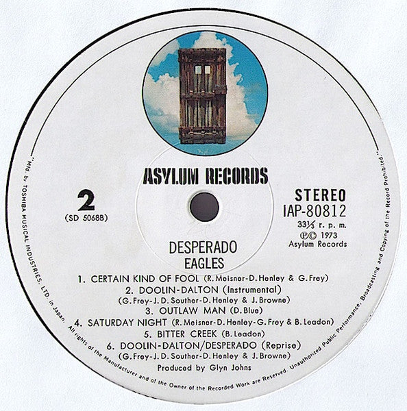 Eagles - Desperado (Vinyl, LP, Album) Very Good (VG) / Good (G)
