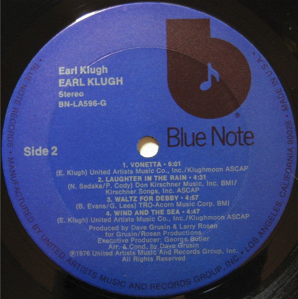 Earl Klugh - Earl Klugh (Vinyl, LP, Album) Good Plus (G+) / Very Good Plus (VG+)