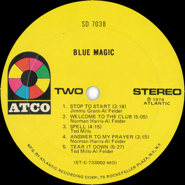 Blue Magic - Blue Magic (Vinyl, LP, Album, Stereo) Good Plus (G+) / Good Plus (G+)