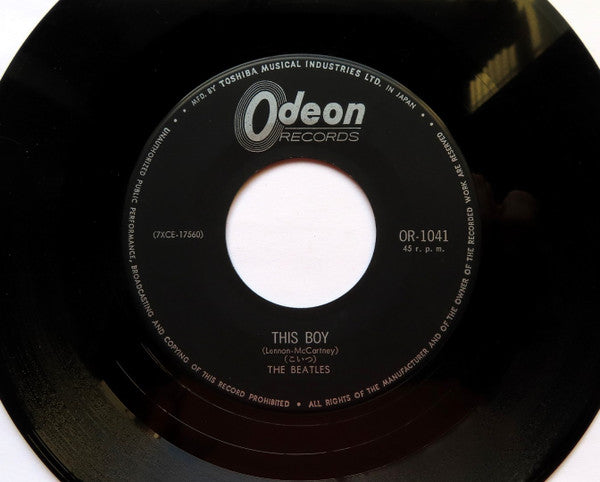 The Beatles - I Want To Hold Your Hand (Vinyl, 7", 45 RPM, Single)