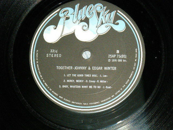 Johnny Winter - Together (Vinyl, LP, Album) Very Good Plus (VG+) / Very Good Plus (VG+)