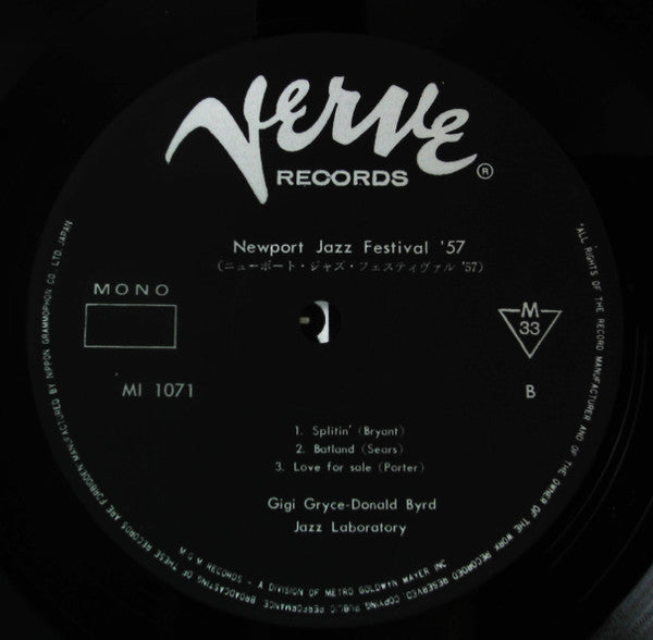 The Cecil Taylor Quartet - At Newport '57 (Vinyl, LP, Album, Reissue, Mono) Very Good Plus (VG+) / Very Good Plus (VG+)