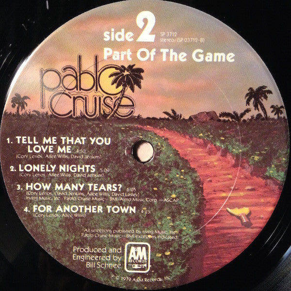 Pablo Cruise - Part Of The Game (Vinyl, LP, Album) Very Good Plus (VG+) / Very Good Plus (VG+)